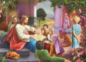 Jesus With Children 1000 Piece (Puzzle)
