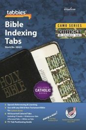Forest Camo Bible Tabs Plus Catholic Books