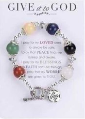 Rhodium Give It To God Stretch (Bracelet/Wristband)