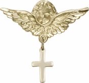 Cross Baby Badge