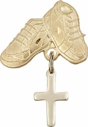 Cross Baby Badge