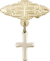 Cross Baby Badge