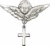 Cross Baby Badge