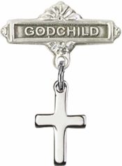 Cross Baby Badge