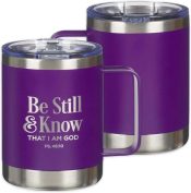 Be Still And Know Stainless Camp Style Mug Ps 46:10