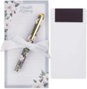 She Is Clothed With Strength And Dignity Magnetic Notepad And Pen