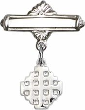 Jerusalem Cross Baby Badge