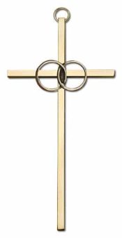 Wedding Rings Cross Wall Cross