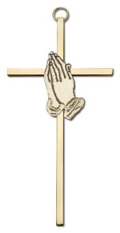 Praying Hands Cross Wall Cross