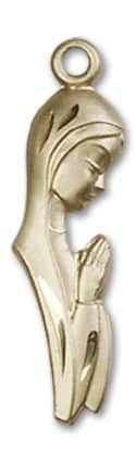 14kt Gold Madonna Medal