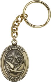 Gold Oxide Holy Spirit Keychain