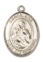 14kt Gold Santa Ana Medal