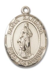 14kt Gold Filled Santa Barbara Pendant on an 24-inch Gold Filled Heavy Curb Chain