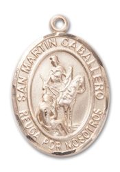 14kt Gold San Martin Caballero Medal