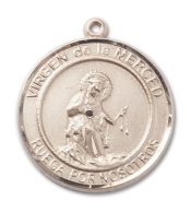 14kt Gold Virgen de la Merce Medal