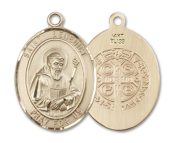 14kt Gold Saint Benedict Medal