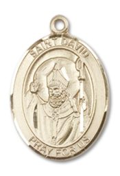 14kt Gold Saint David of Wales Medal