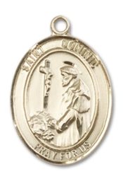 14kt Gold Saint Dominic de Guzman Medal