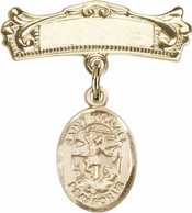 St. Michael the Archangel Baby Badge
