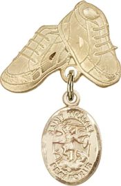 St. Michael the Archangel Baby Badge