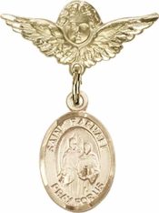St. Raphael the Archangel Baby Badge