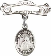 St. Teresa of Avila Baby Badge