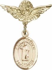 St. Stephen the Martyr Baby Badge