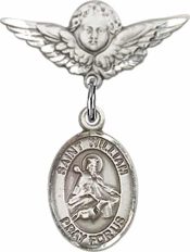 St. William of Rochester Baby Badge