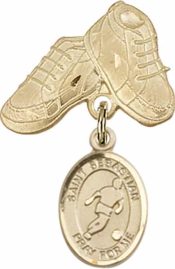 St. Sebastian/Soccer Baby Badge