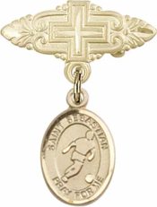 St. Sebastian/Soccer Baby Badge