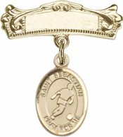 St. Sebastian/Soccer Baby Badge