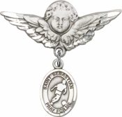 St. Sebastian/Soccer Baby Badge