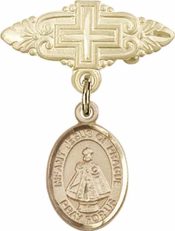 Infant of Prague Baby Badge