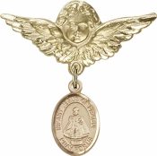 Infant of Prague Baby Badge