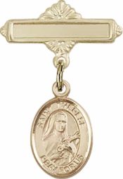 St. Therese of Lisieux Baby Badge