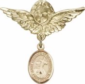 St. Bernard of Clairvaux Baby Badge