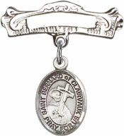 St. Bernard of Clairvaux Baby Badge