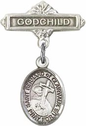 St. Bernard of Clairvaux Baby Badge