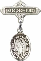 St. Bartholomew the Apostle Baby Badge