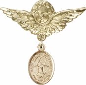 St. Isidore the Farmer Baby Badge