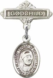 St. Teresa of Calcutta Baby Badge