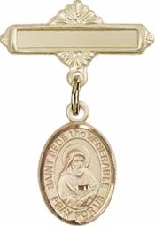 St. Bede the Venerable Baby Badge