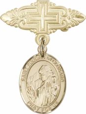 St. Finnian of Clonard Baby Badge