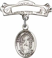 St. Christina the Astonishing Baby Badge