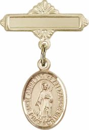 St. Catherine of Alexandria Baby Badge