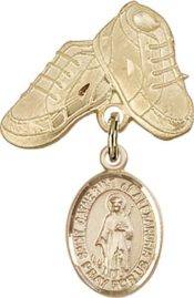 St. Catherine of Alexandria Baby Badge