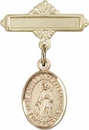 St. Catherine of Alexandria Baby Badge