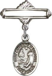 St. Catherine of Bologna Baby Badge