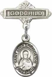 St. John Chrysostom Baby Badge