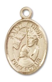 14kt Gold Saint Edwin Medal